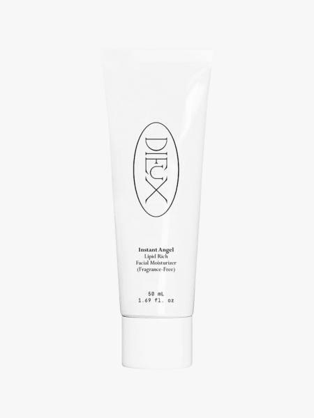 Dieux Instant Angel Moisturizer on a grey background